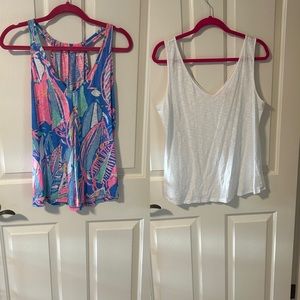 Lilly Pulitzer tank tops size Large
